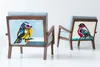 Handmade armchairs with birds — detail photo 1