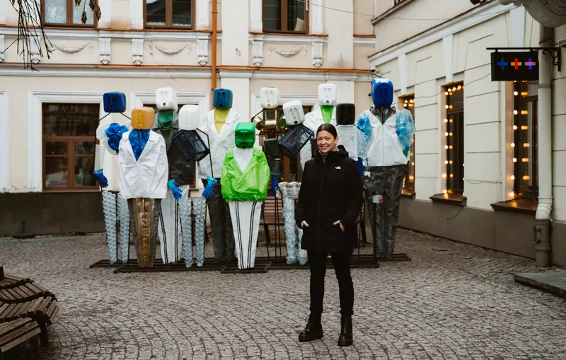 Art installation Choir — art commission by Agne Kisonaite
