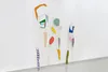 Art installation Femme: 16 sculptures covered in golden paint. — detail photo 20