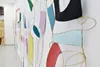 Art installation Femme: 16 sculptures covered in golden paint. — detail photo 22