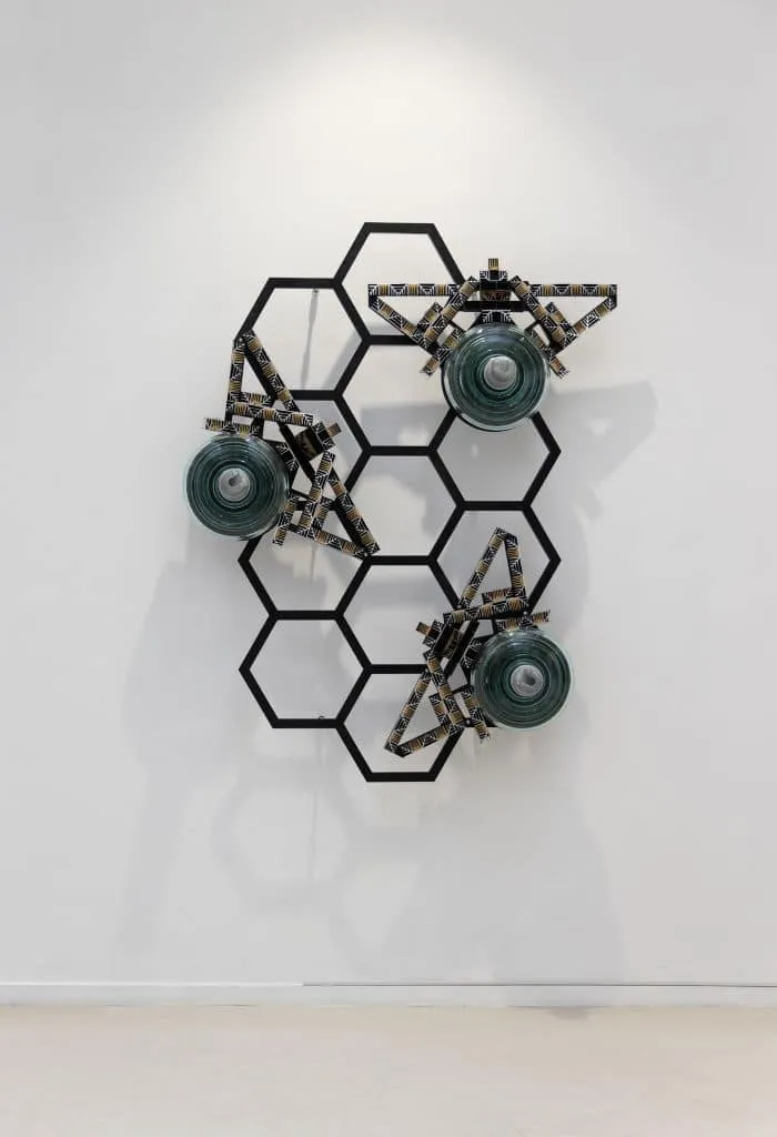 Honeycomb Art Installation — detail photo 2