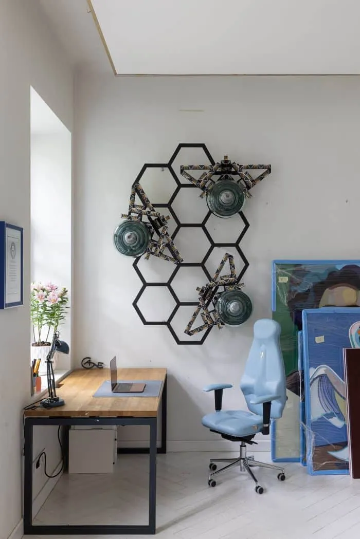Honeycomb Art Installation — detail photo 4