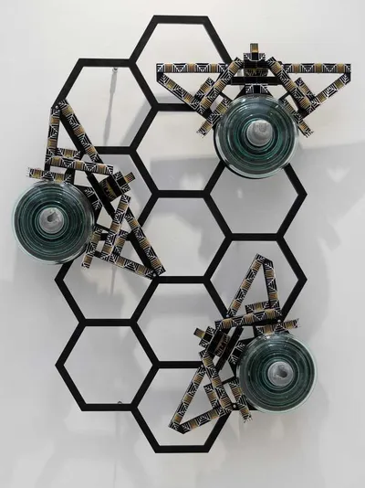 Honeycomb Art Installation — contemporary art object by Agne Kisonaite