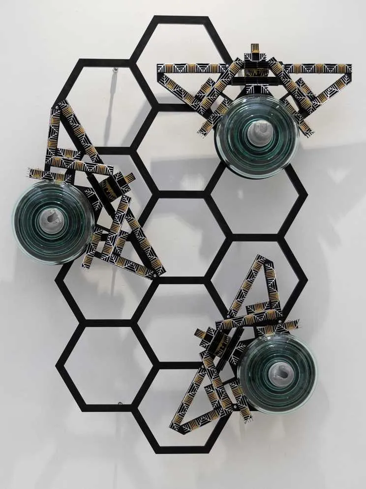 Honeycomb Art Installation — contemporary art object by Agne Kisonaite