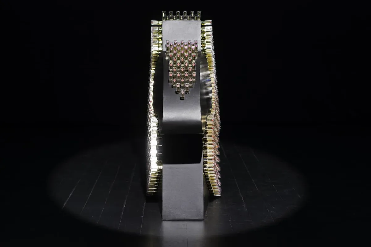 Art object made of contemporary cosmetics 'Courage' — detail photo 2