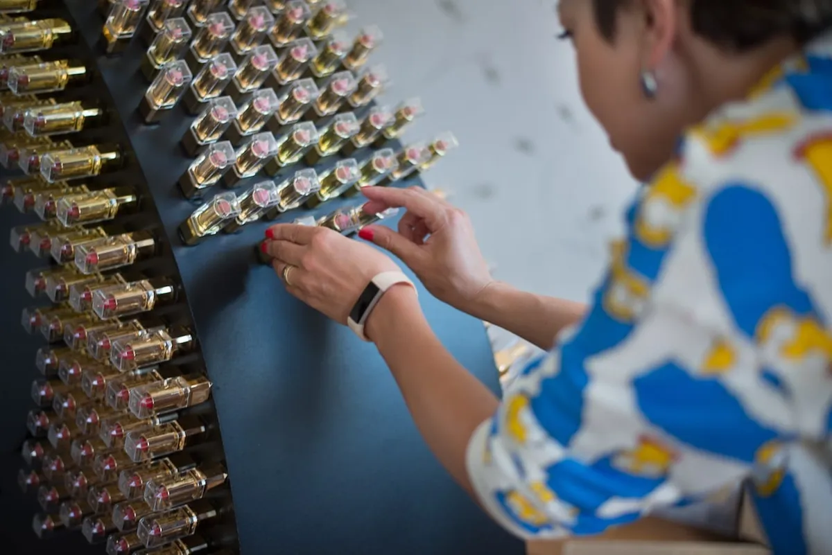 Art object made of contemporary cosmetics 'Courage' — detail photo 24