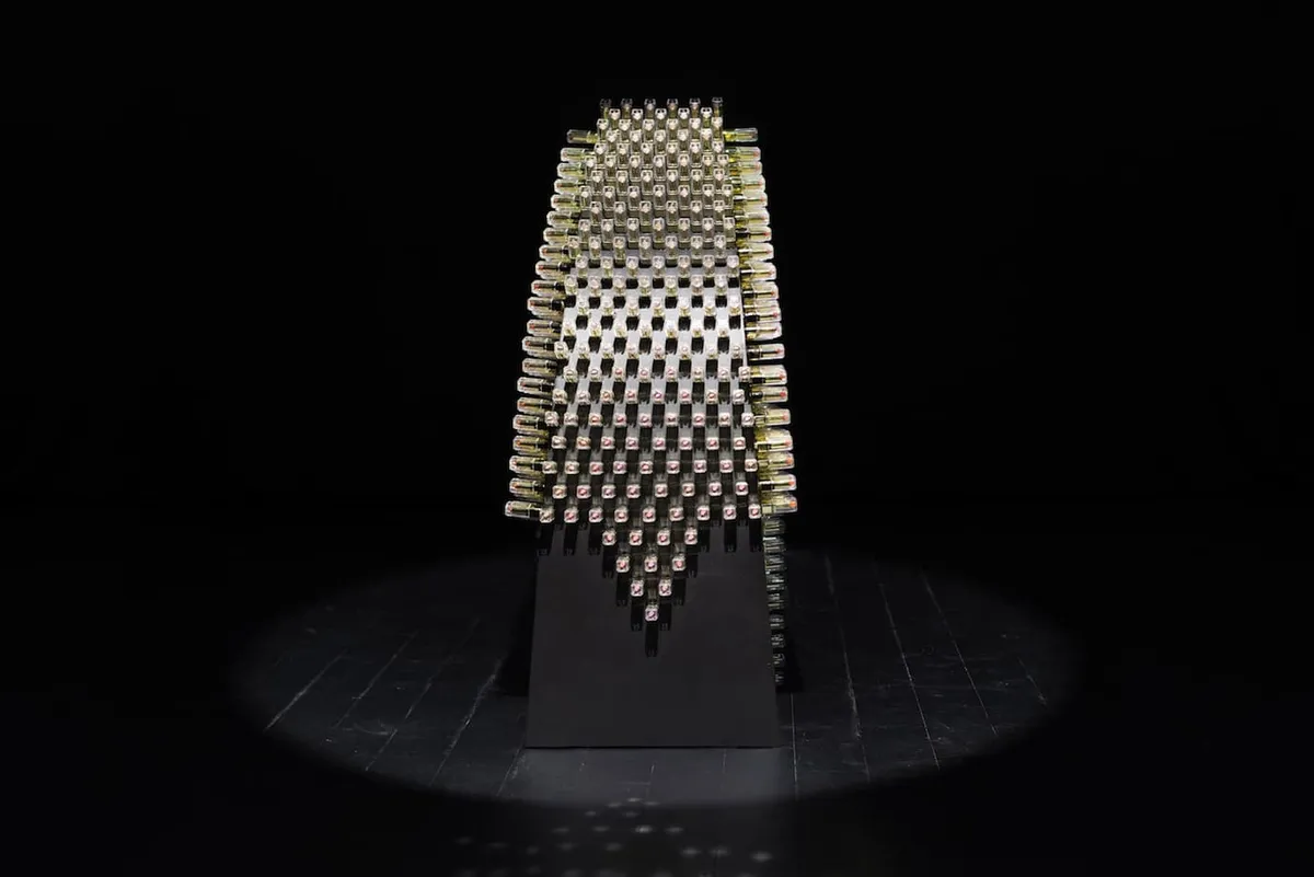 Art object made of contemporary cosmetics 'Courage' — detail photo 4