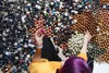 Art installation made from used coffee pods — Crown — detail photo 13