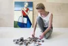 Collage out of magazine paper pieces – Modern Lithuanian interpretation — detail photo 6
