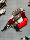 Electronic waste art: birds made of used electronics — detail photo 14