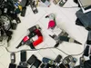 Electronic waste art: birds made of used electronics — detail photo 15