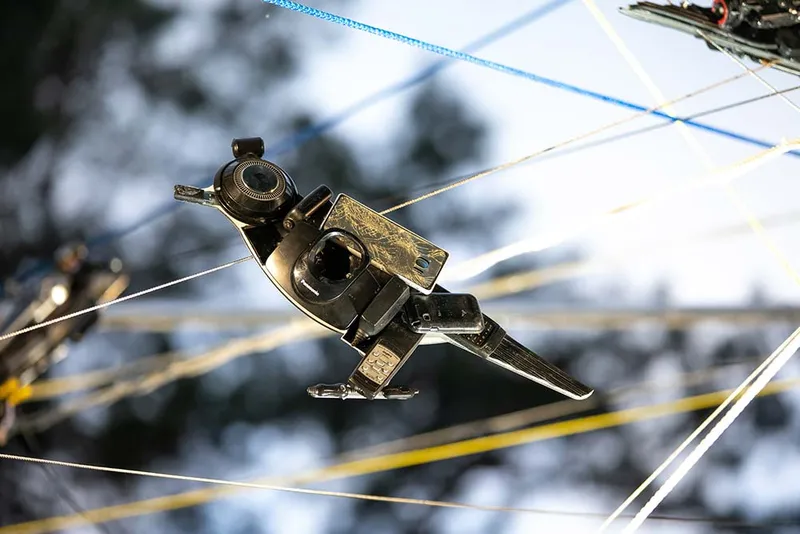 Electronic waste art: birds made of used electronics — detail photo 8