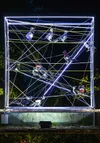 Electronic waste art: birds made of used electronics — art commission by Agne Kisonaite