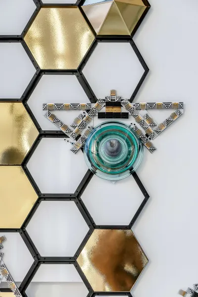 Honeycomb: Where Industrial Energy Meets the Art of the Beehive — art commission by Agne Kisonaite