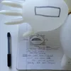 Inflated latex gloves art installation Puffy Lips — detail photo 1