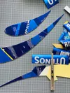 Kinetinė gervė – judantis koliažas iš gėrimų skardinių — nuotrauka 10