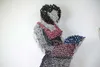 Magazine sculpture Reading Woman — detail photo 13