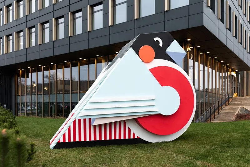 Kauno Vienybės aikštė. Netradicinis meno projektas Sniegena — nuotrauka 4