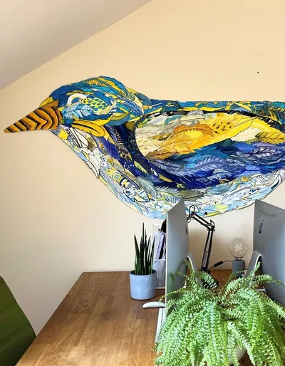 The Nightingale of Freedom - using NFT technology to support Ukraine — contemporary art object by Agne Kisonaite