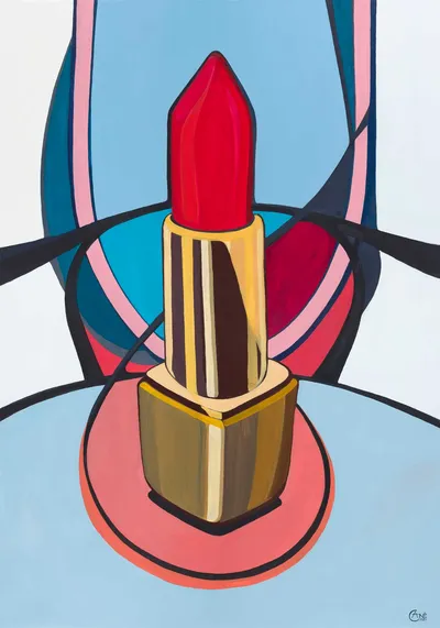 Painting Connections — acrylic painting by Agne Kisonaite