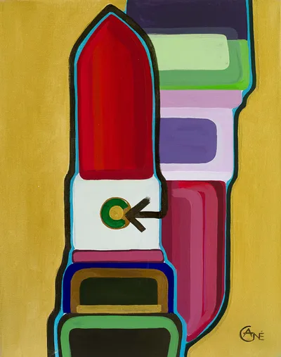 Painting Deco — acrylic painting by Agne Kisonaite