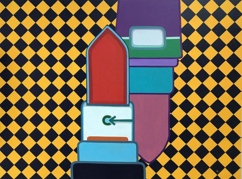 Painting Deco Plus — acrylic painting by Agne Kisonaite
