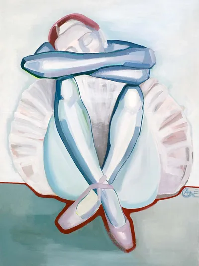 Painting Facilitè — acrylic painting by Agne Kisonaite