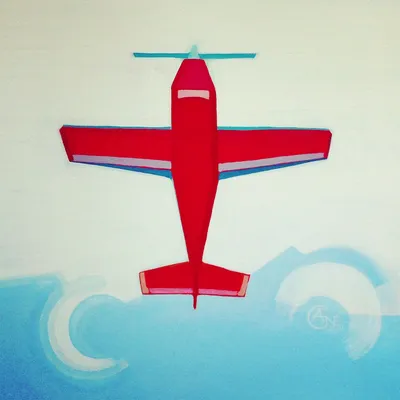 Painting Flight — acrylic painting by Agne Kisonaite