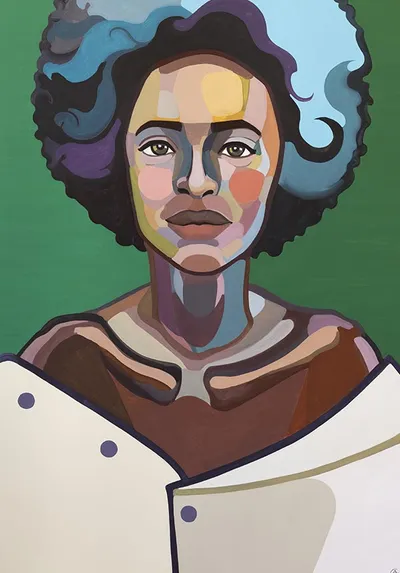 Painting Humility — acrylic painting by Agne Kisonaite