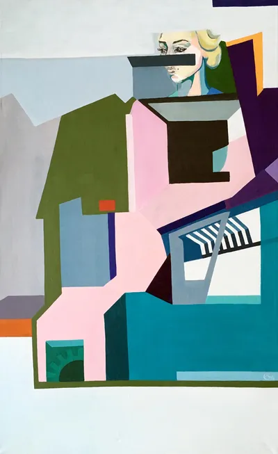Painting Memory — acrylic painting by Agne Kisonaite