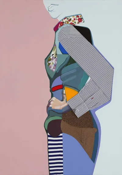 Painting 'Posture No.2' — acrylic painting by Agne Kisonaite