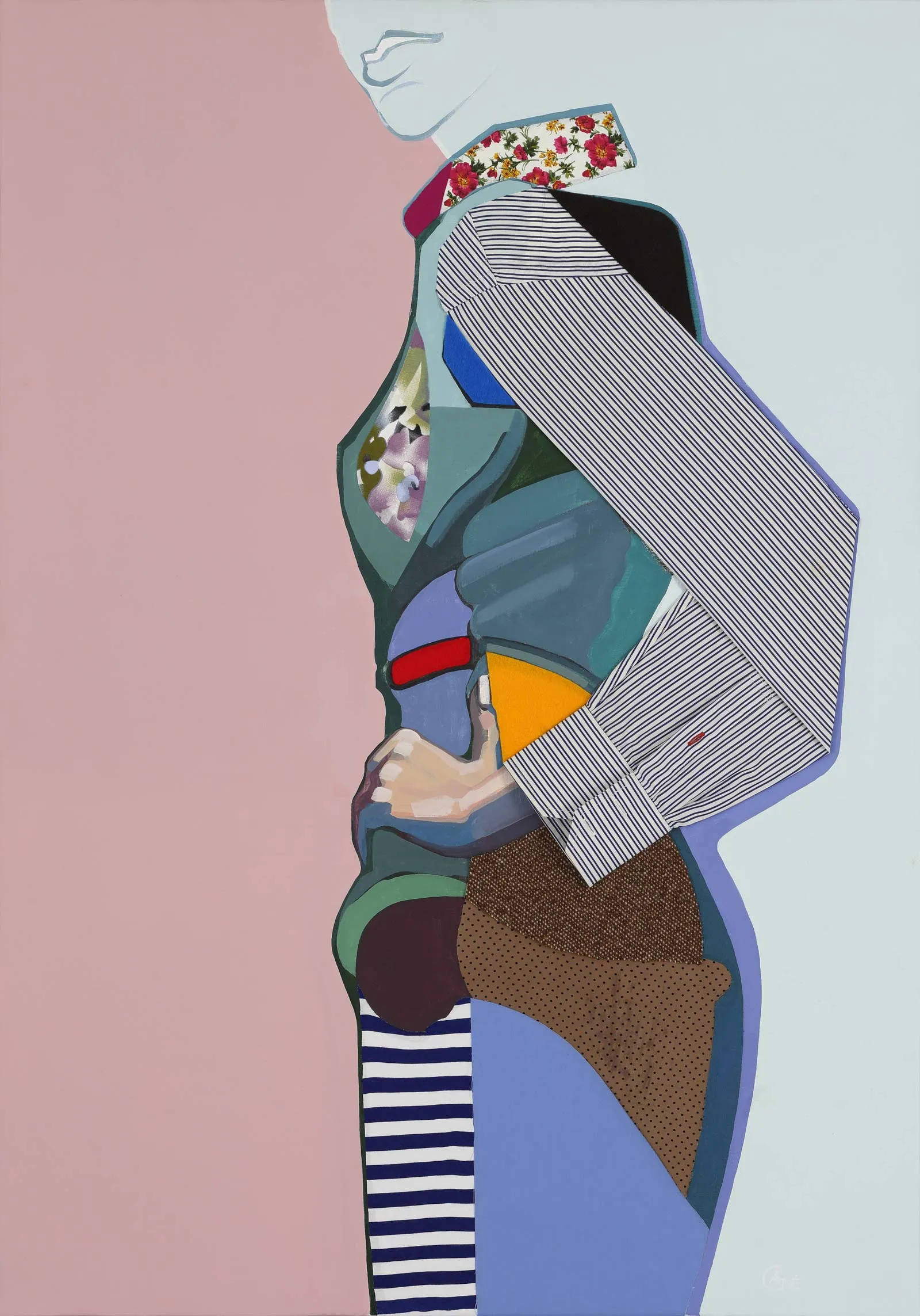Painting 'Posture No.2' — acrylic painting by Agne Kisonaite