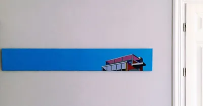 Painting Urban — acrylic painting by Agne Kisonaite