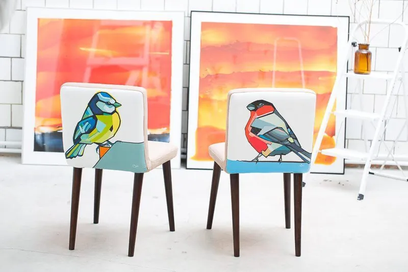 Paintings on furniture — detail photo 7