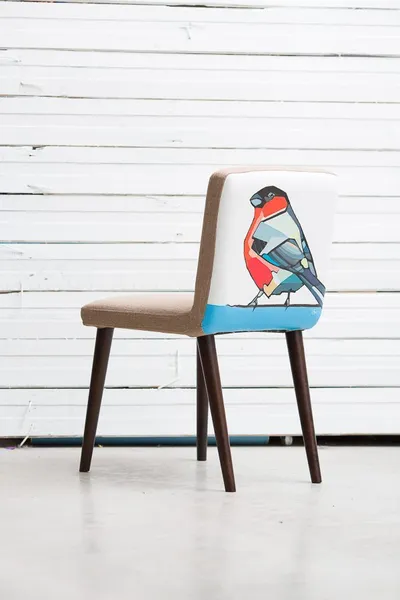 Paintings on furniture — contemporary art object by Agne Kisonaite