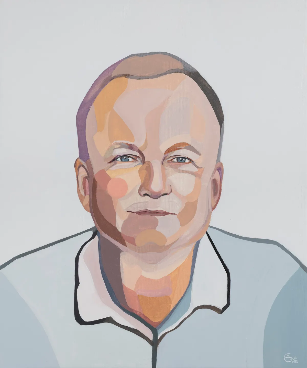 Portrait of Andrius — contemporary portrait by Agne Kisonaite