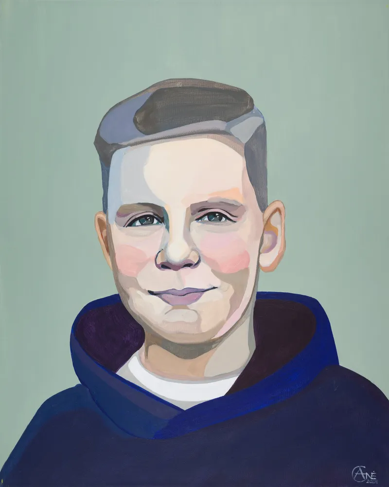 Portrait of Aurimas Jr — contemporary portrait by Agne Kisonaite