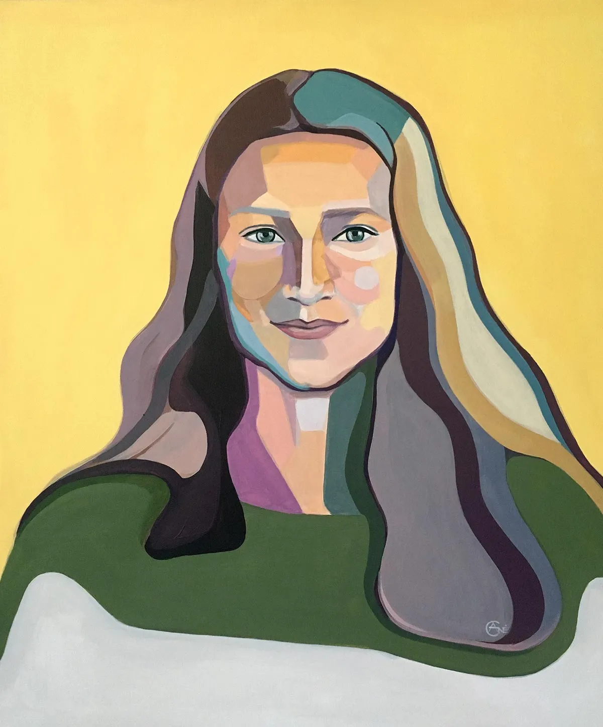 Portrait of Ieva — contemporary portrait by Agne Kisonaite