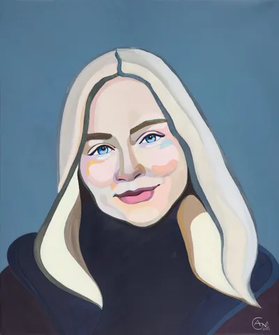Portrait of Julija — contemporary portrait by Agne Kisonaite