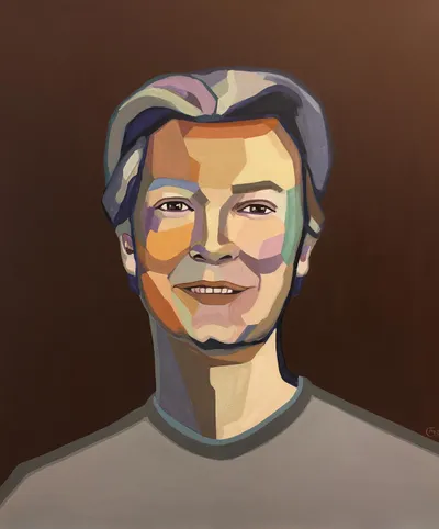 Portrait of Kestas — contemporary portrait by Agne Kisonaite