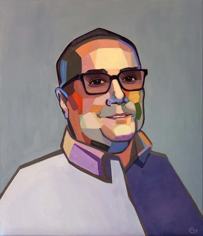 Portrait of Marius — contemporary portrait by Agne Kisonaite