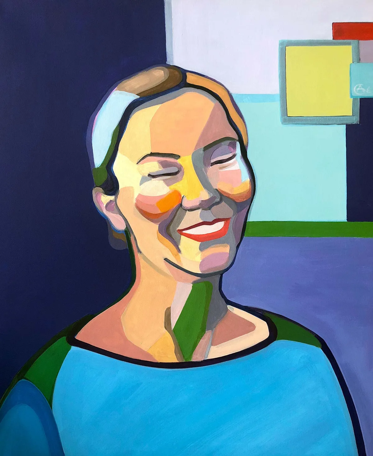 Portrait of Vaiva — contemporary portrait by Agne Kisonaite