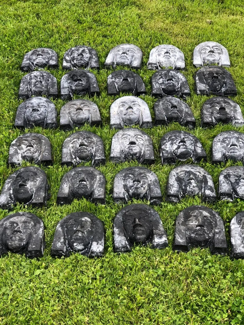 Straw Art: Transforming Waste into Stunning Sculptures of Womens Faces — detail photo 9