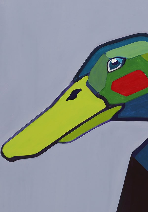 Thumbnail for a painting 'Duck'. Author - artist Agne Kisonaite
