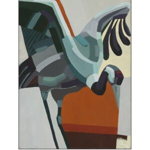 Agne Kisonaite painting reproduction print 'Crane'