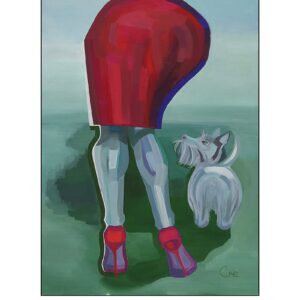 Agne Kisonaite painting reproduction print 'Inconvenient Formality'