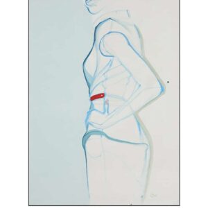 Agne Kisonaite painting reproduction print 'Posture No.1'