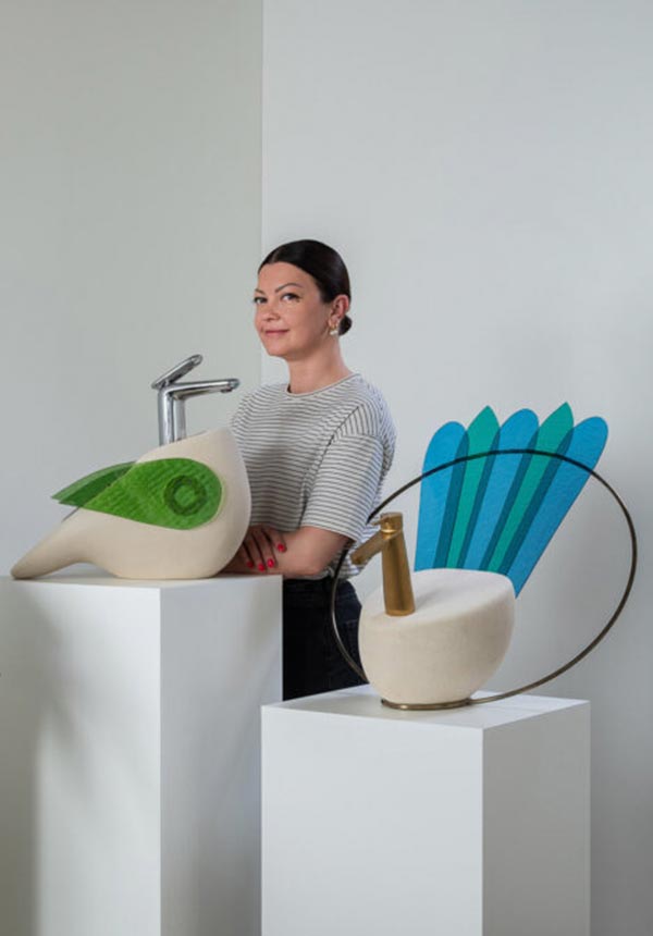 agne-kisonaite-Ceramic-birds-sculptures