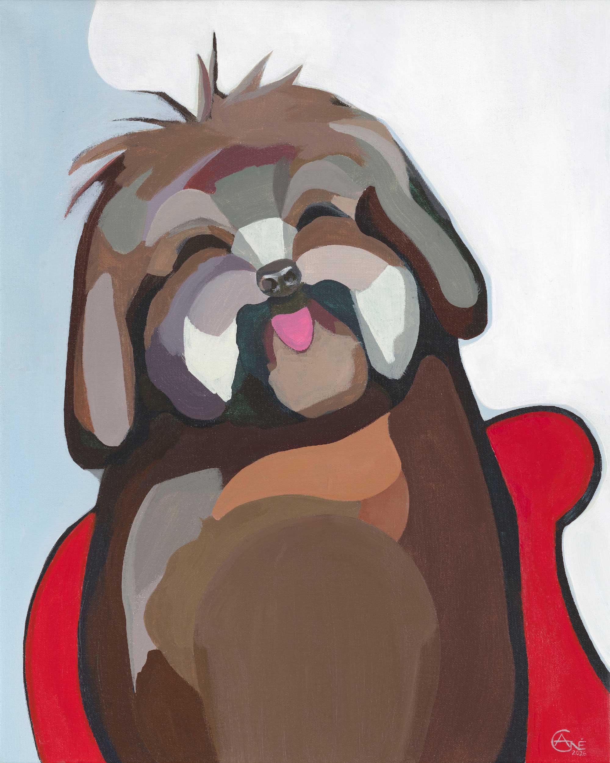 Contemporary acrylic painting titled